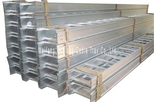 Ladder type aluminum alloy cable tray